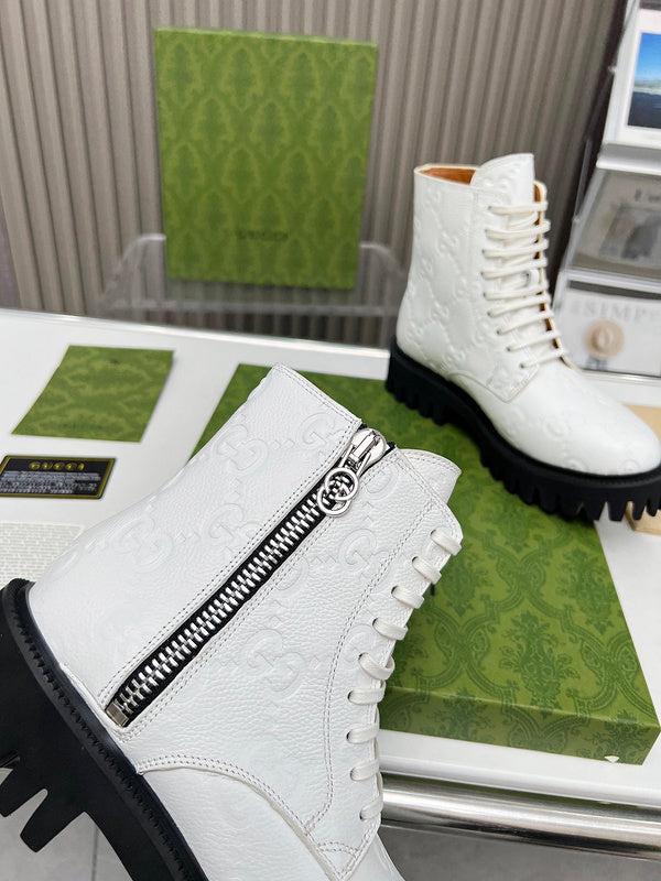 HJGS1 Leather Shoes Women 35-41 with box