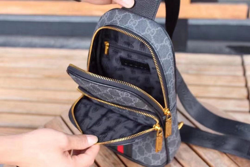 GGP22 Men Shoulder bag leather bag handbag 18-31-5CM