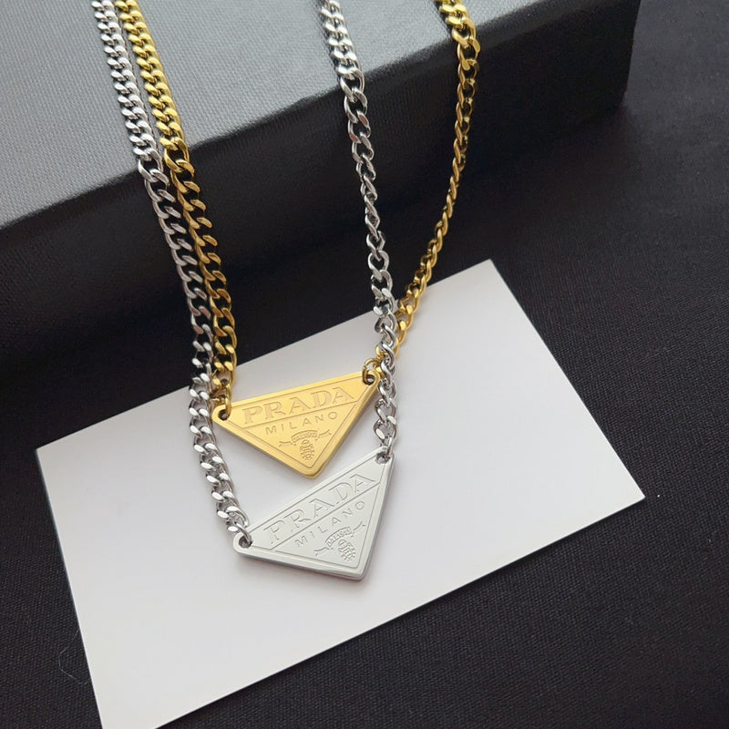 X660  Women's new fashion titanium steel necklace