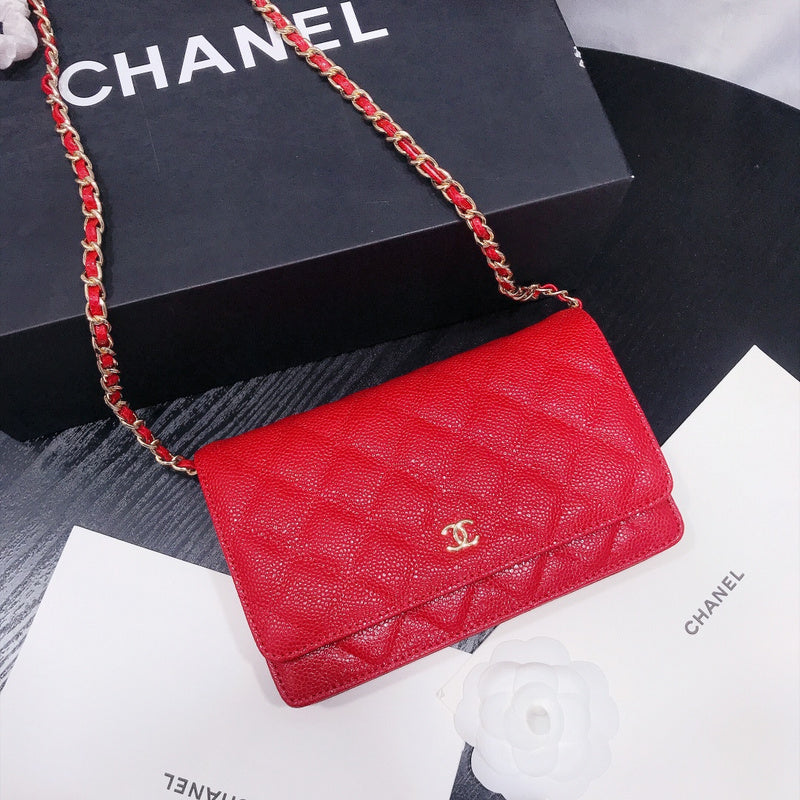 XCP016 Bag leather 19-13-4CM Bag Gold