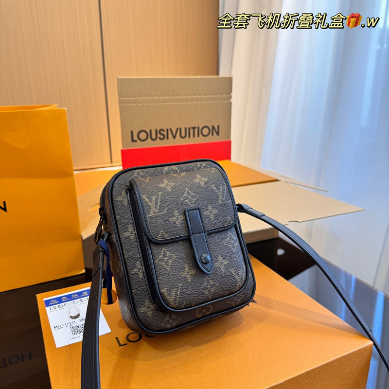 MLP2 Real Leather bag 15-5-18CM Bags  for women and men with box