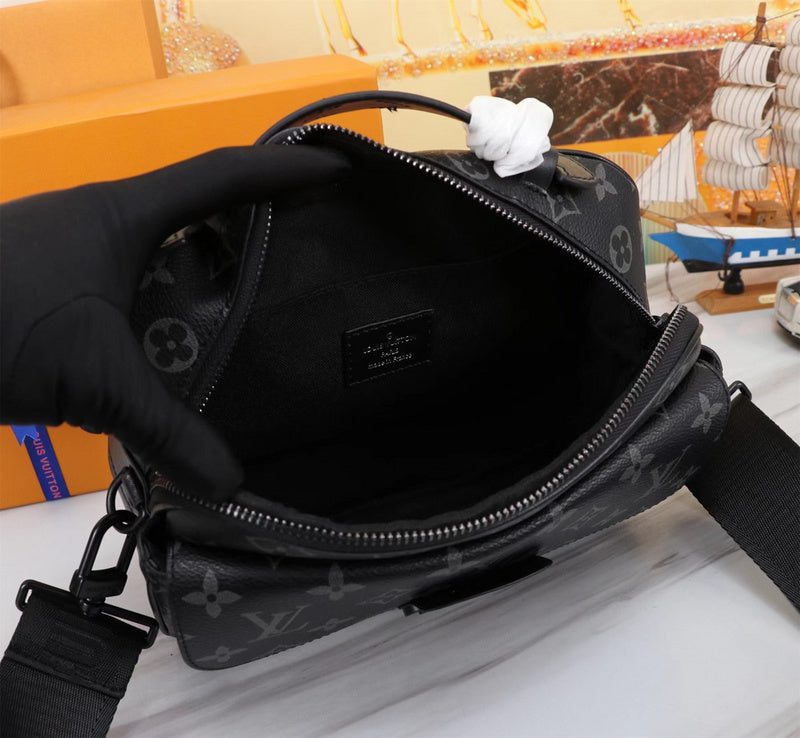 GLP066  High quality leather bag men bag  22 x 18 x 8CM for women and men