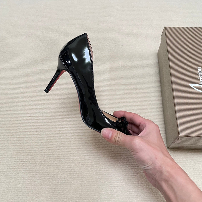 MBCL2 Women Heel 6CM 8CM 10CM Leather shoes 35-41 with box