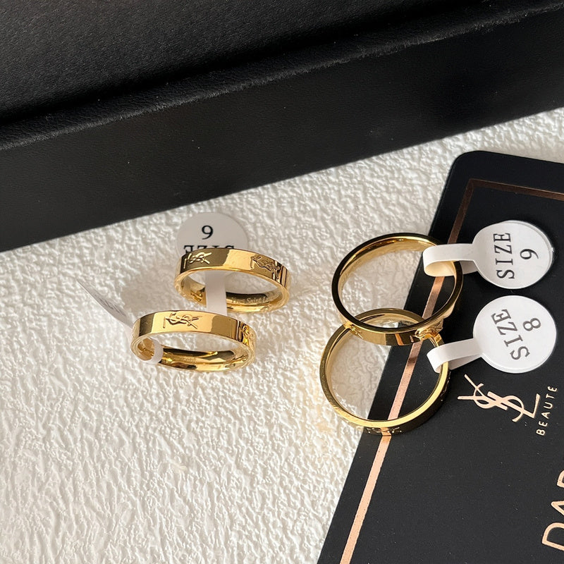 J095  Titanium steel ring jewelry for both men and women