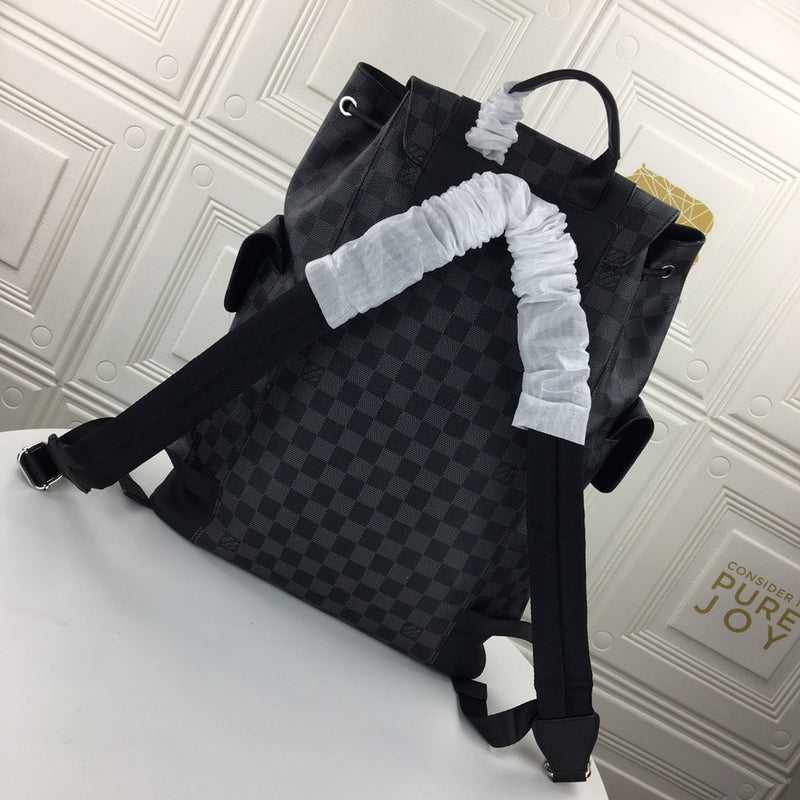 LLP211 High quality 41x47x13cm backpack leather for women and men bag