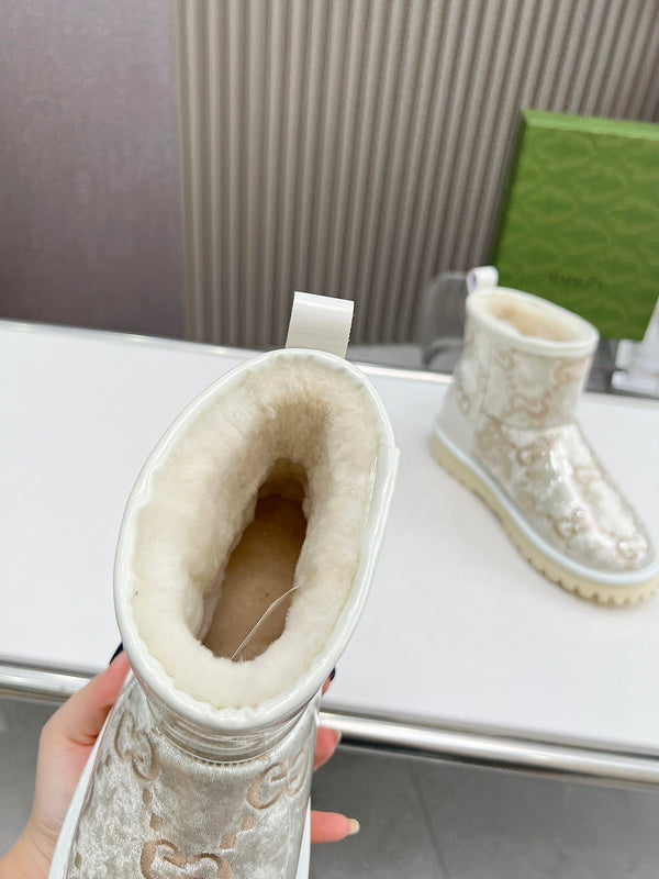OGS25 Wool Women 35-40 Leather Shoes with box
