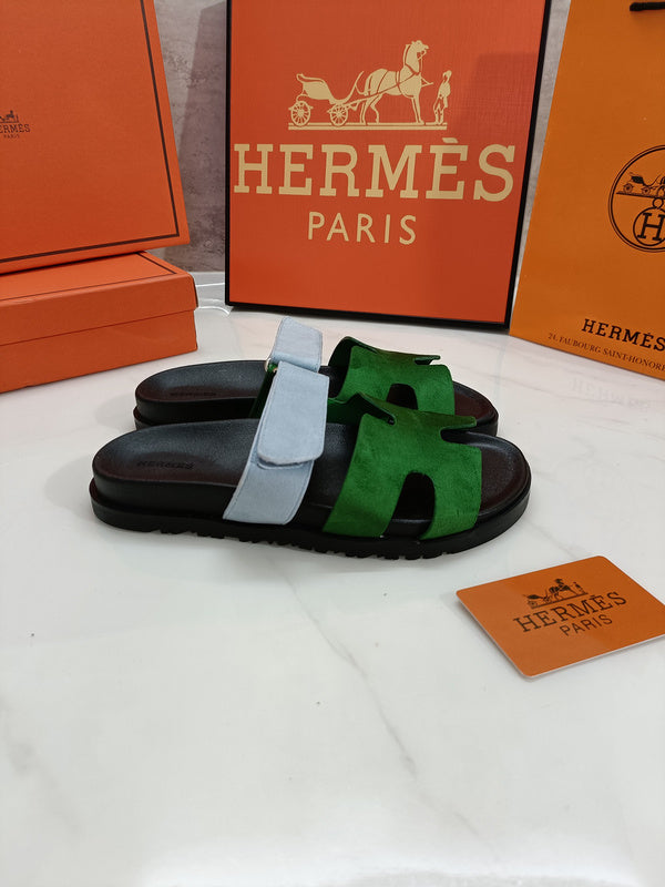 MJHS0 Leather slippers Man and Women shoes 35-44 With box