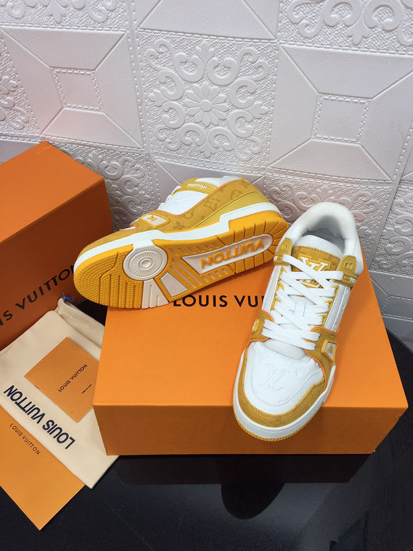 LLS1 High quality leather shoes women 35-41 or man 40-45 with box