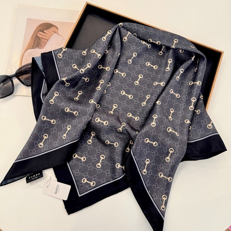 XGC30 Silk satin 90-90CM Scarf