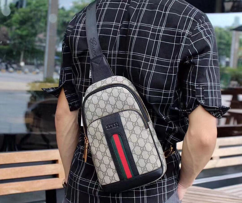 GGP22 Men Shoulder bag leather bag handbag 18-31-5CM