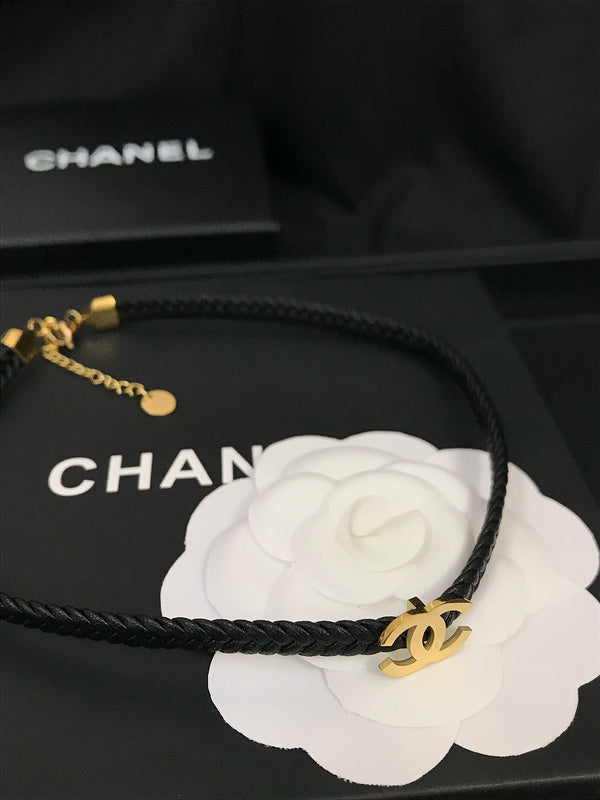 X593    Leather rope necklace for women  Jewelry