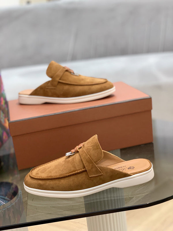 GLS19 Leather shoes Women35-42 Man40-45 Slipper with box