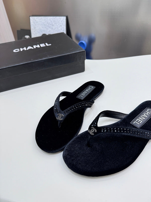 MBCS4 Leather Slippers Size 35-42 Shoes with Box