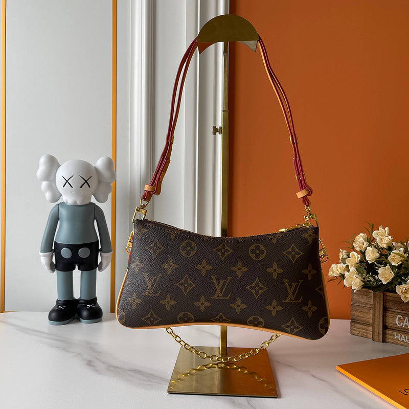 LLP08 Leather bag 24.5-13.5-6.5CM Denim Bags