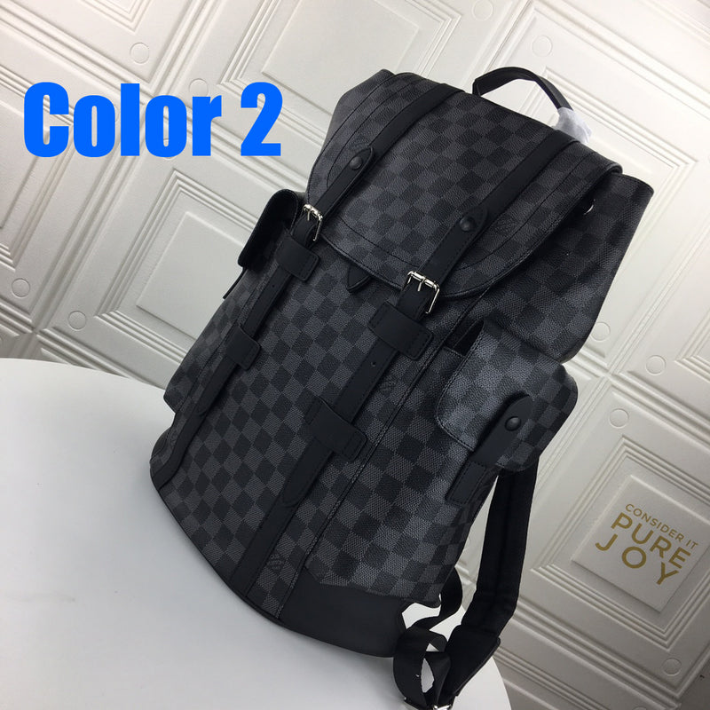 LLP211 High quality 41x47x13cm backpack leather for women and men bag
