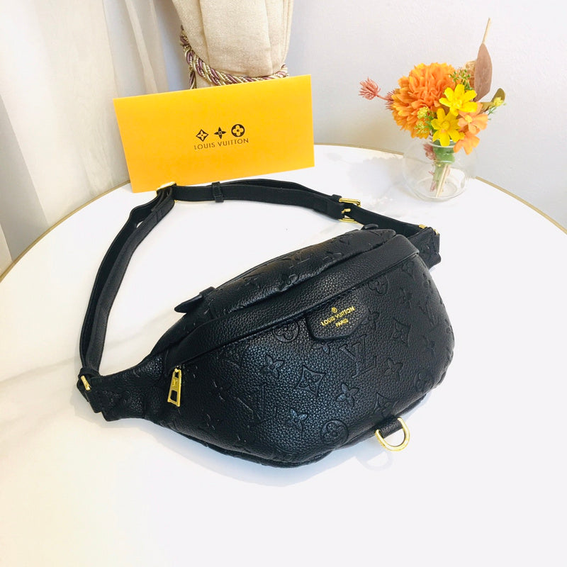 LLP13 Leather bag 37-14-13cm Belt  for women and men  bag
