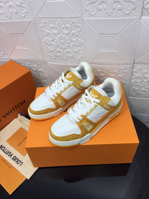 LLS1 High quality leather shoes women 35-41 or man 40-45 with box