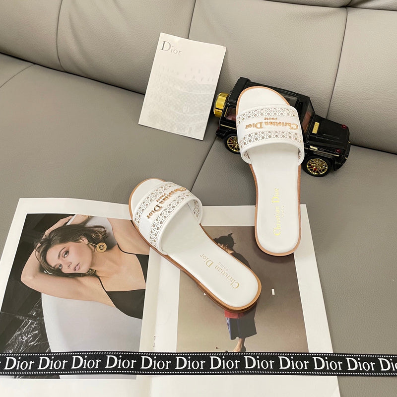 MBDS1 Leather Slippers Size 35-41 Shoes with Box