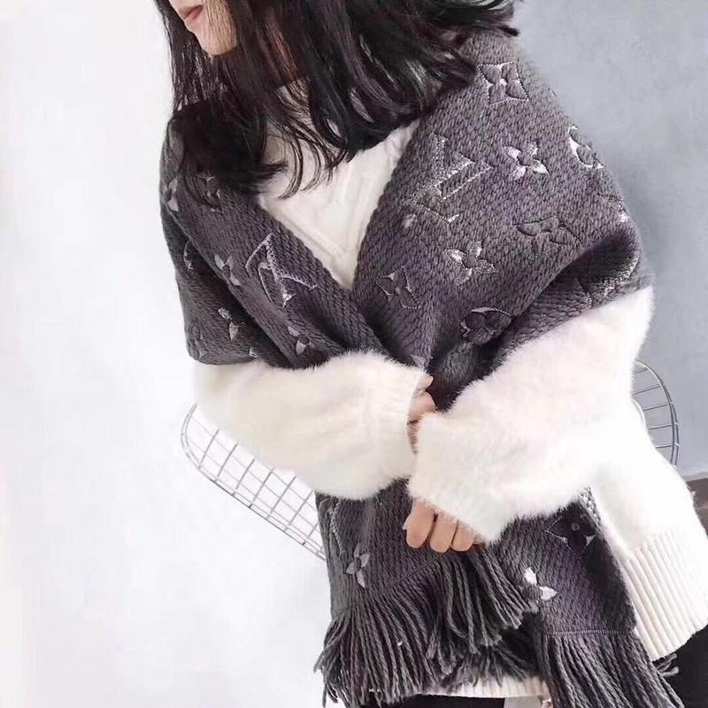 LSC6 Wool blend 35-180CM Scarf Ladies' shawl