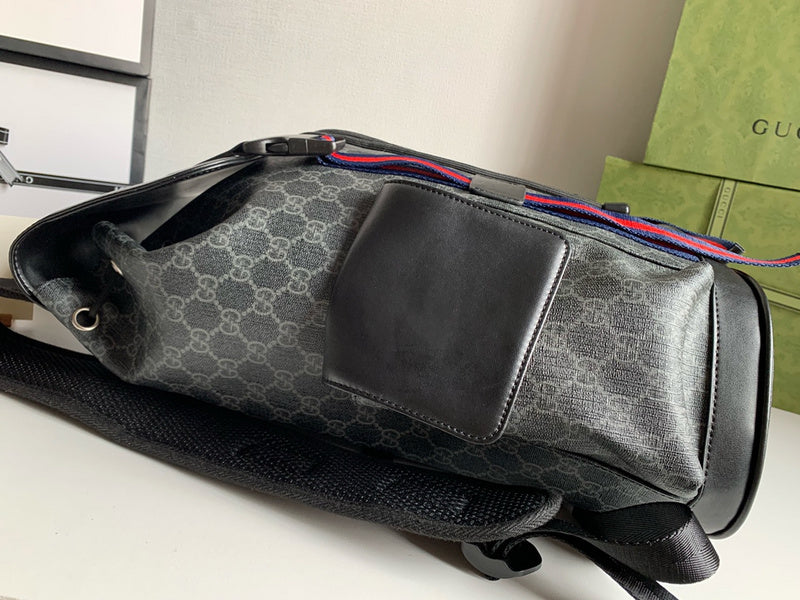 LGP51 Men GG SUPREME backpack large capacity ipad bag 34x42x16cm