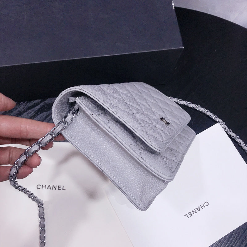 XCP015 Bag leather 19-13-4CM Bag Silver