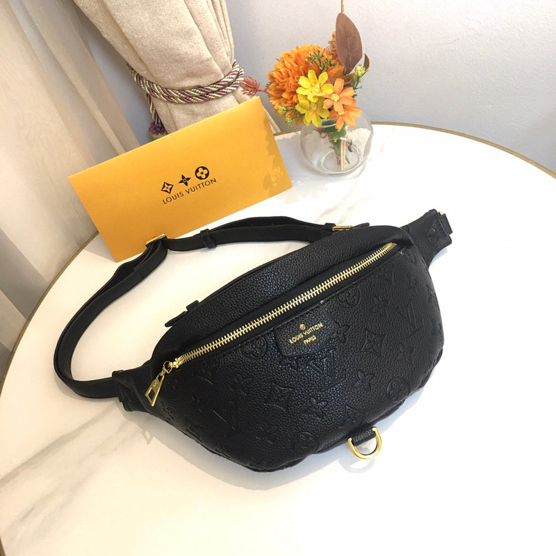 LLP13 Leather bag 37-14-13cm Belt  for women and men  bag