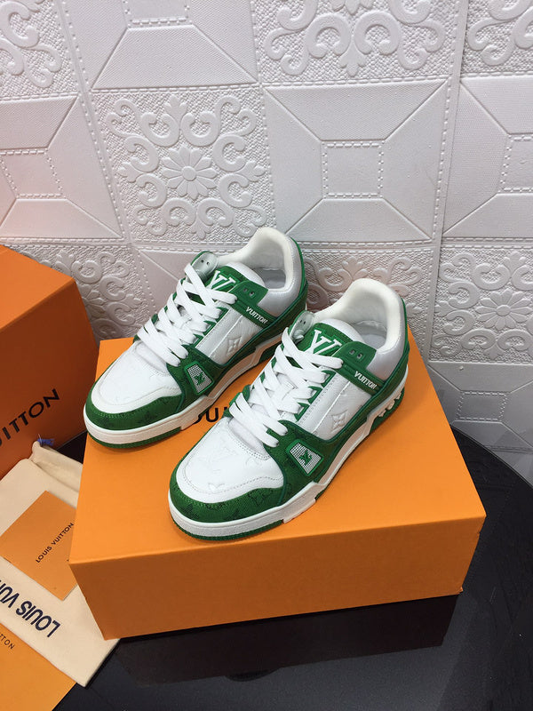 LLS1 High quality leather shoes women 35-41 or man 40-45 with box