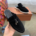 GLS18 Leather shoes Women35-42 Man40-45 Slipper with box