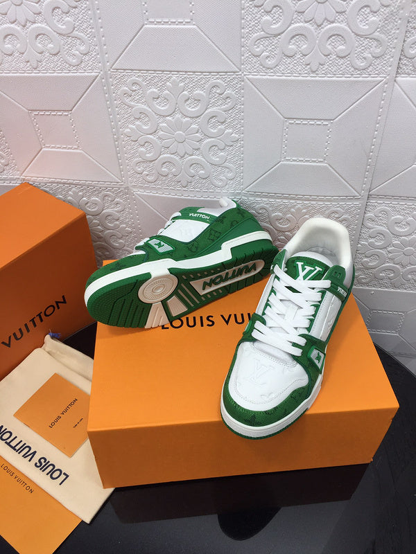 LLS1 High quality leather shoes women 35-41 or man 40-45 with box