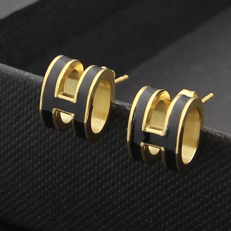 HE04 Fashion New Style Earring Jewelry H earring for women