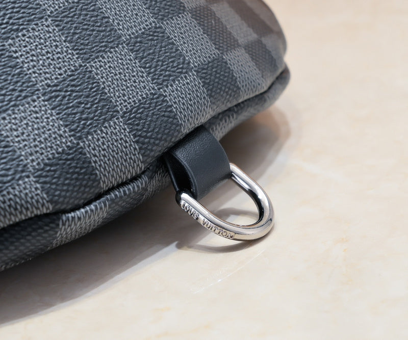 LLP55 Leather Bag 37x14x13CM Shoulder  for women and men  Bags