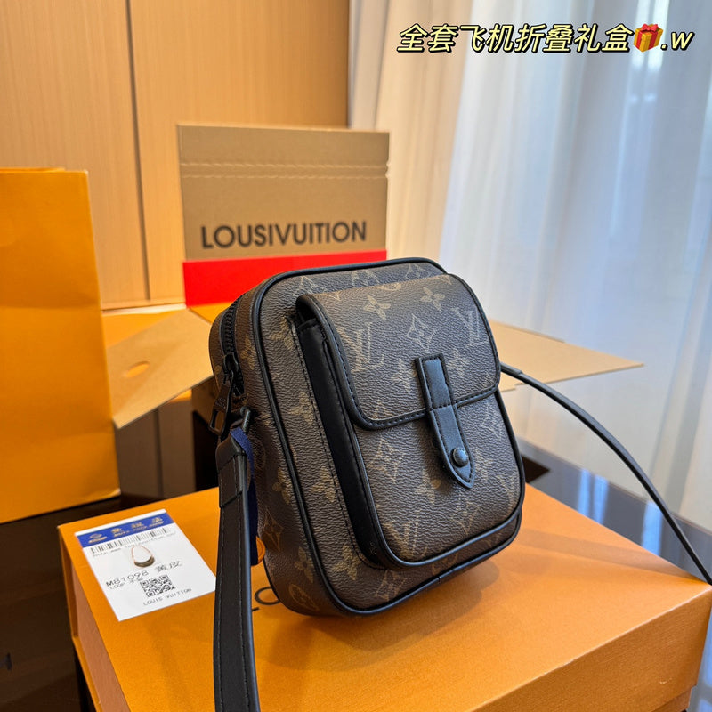 MLP2 Real Leather bag 15-5-18CM Bags  for women and men with box