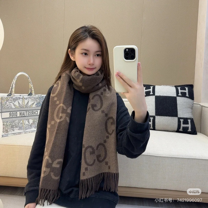 XGC25 Cashmere blend 65-180CM Scarf