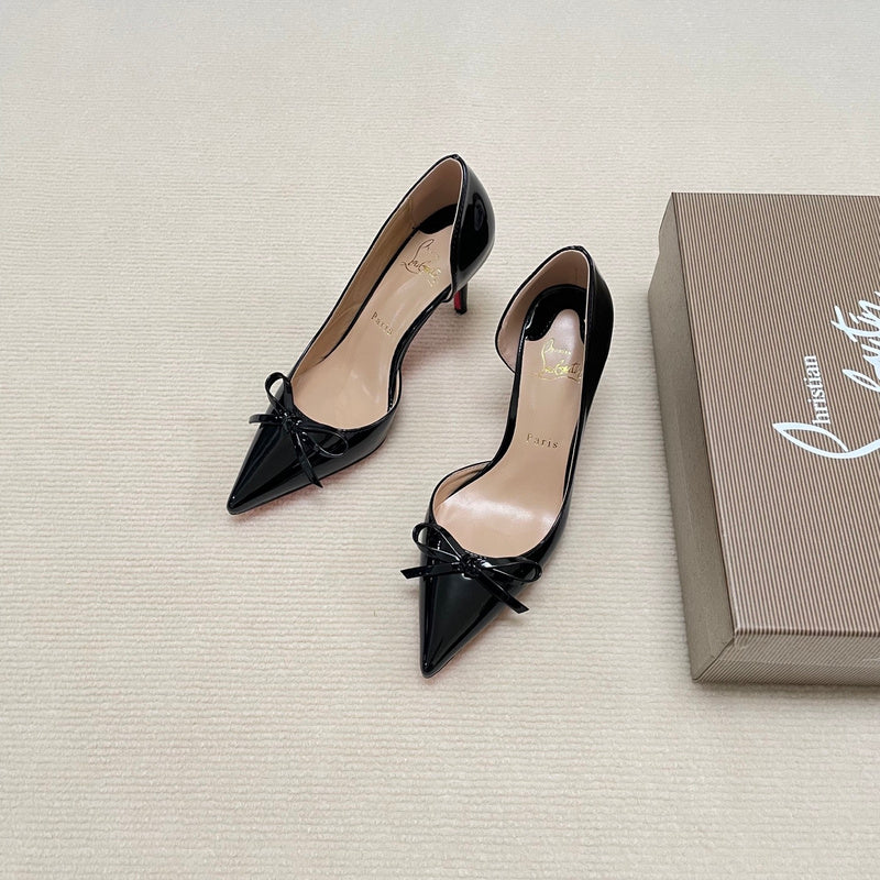 MBCL2 Women Heel 6CM 8CM 10CM Leather shoes 35-41 with box