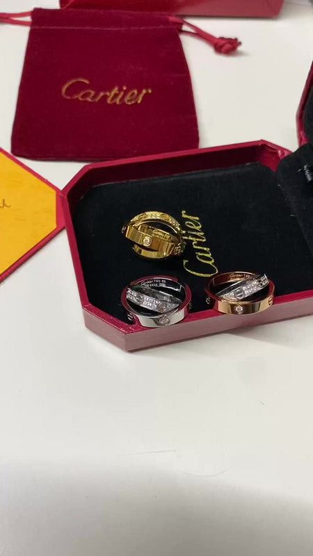 J133  Double-ring jewelry for both men and women
