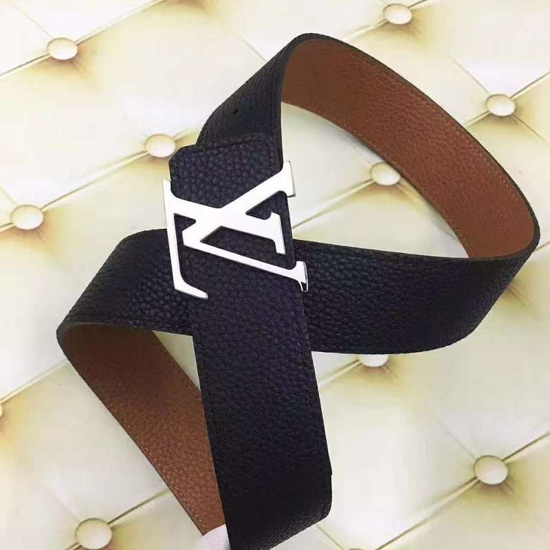 LVBL7 wide 3.8cm total length 100-125cm Leather Belt High Quality With packing
