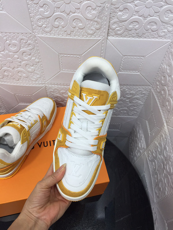 LLS1 High quality leather shoes women 35-41 or man 40-45 with box