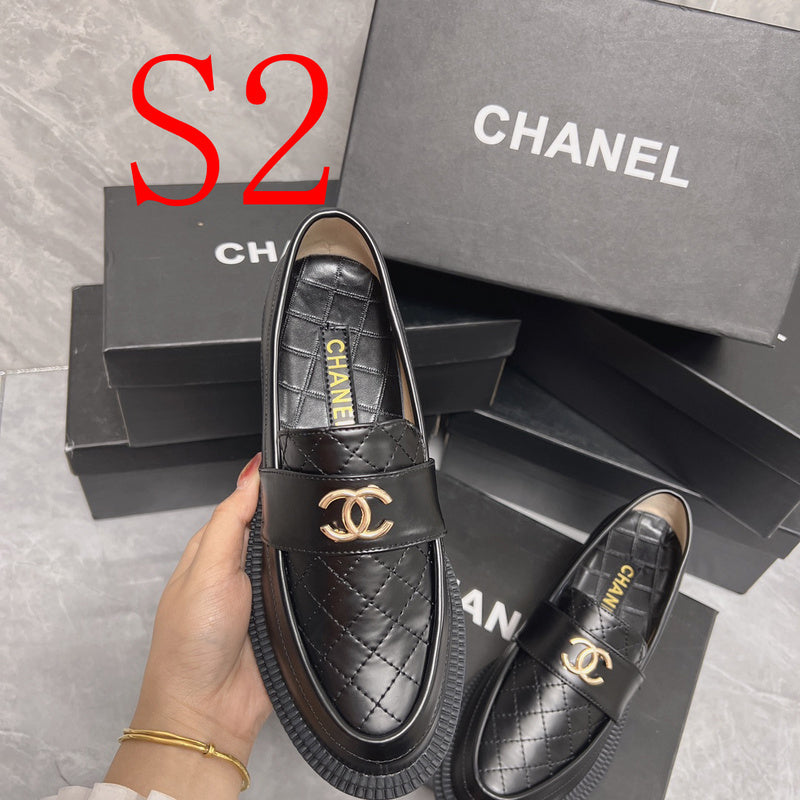 MBCS5 Women Leather 2CM shoes 35-41 Shoes with box