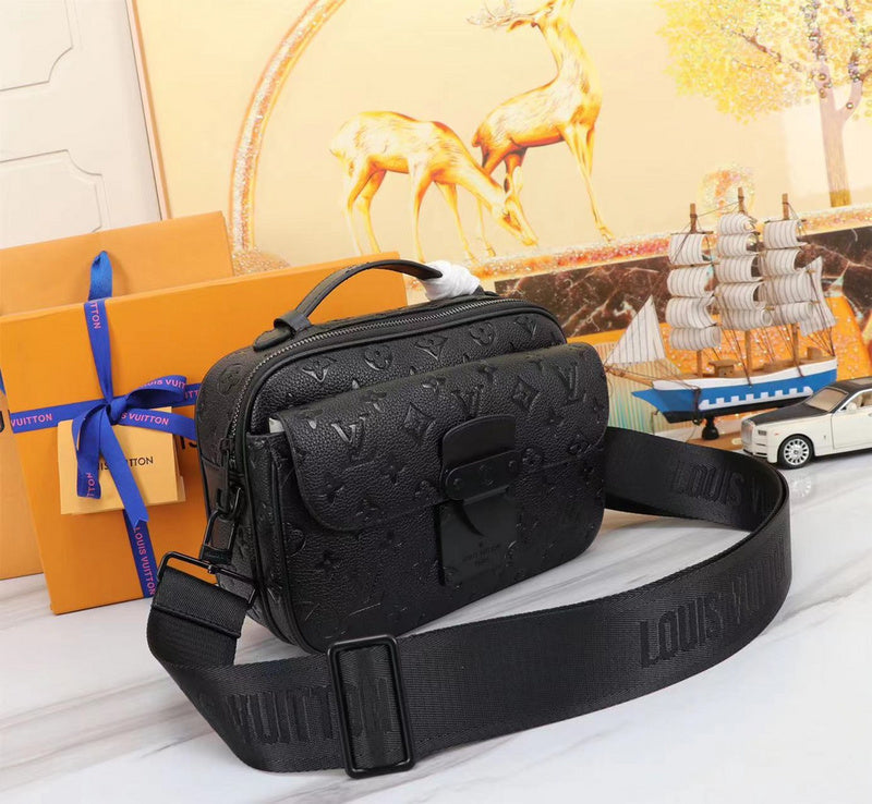 GLP066  High quality leather bag men bag  22 x 18 x 8CM for women and men