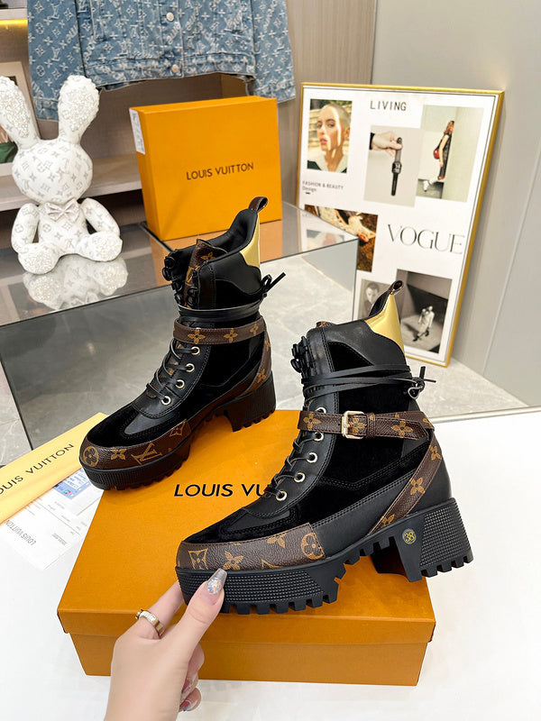 OLS28 Leather Women Shoes 35-42 with box