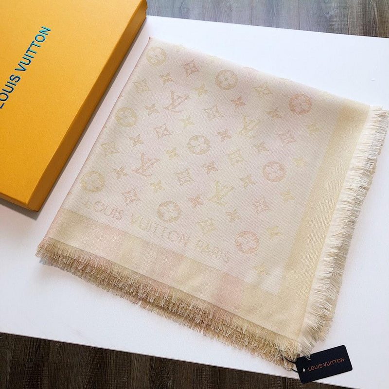 LSC3 Silk cotton 140-140CM scarf Can choose With box