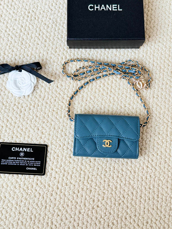 LCP02 Wallet Bag 13.1-7.5-2.1CM Leather bags with box