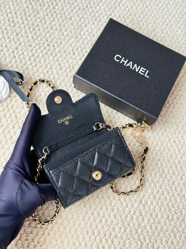 LCP02 Wallet Bag 13.1-7.5-2.1CM Leather bags with box