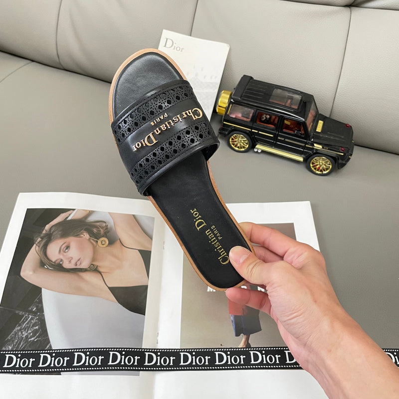 MBDS1 Leather Slippers Size 35-41 Shoes with Box