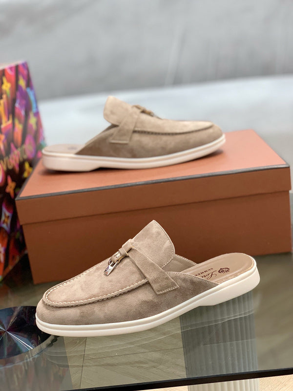 GLS19 Leather shoes Women35-42 Man40-45 Slipper with box