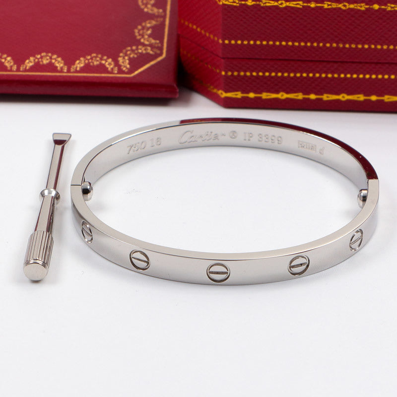 CAB15 brand bangle LOVE bracelet screw bracelet with screwdriver The most classic bangle 316L steel 18K gold plated  Jewelry 15-22cm