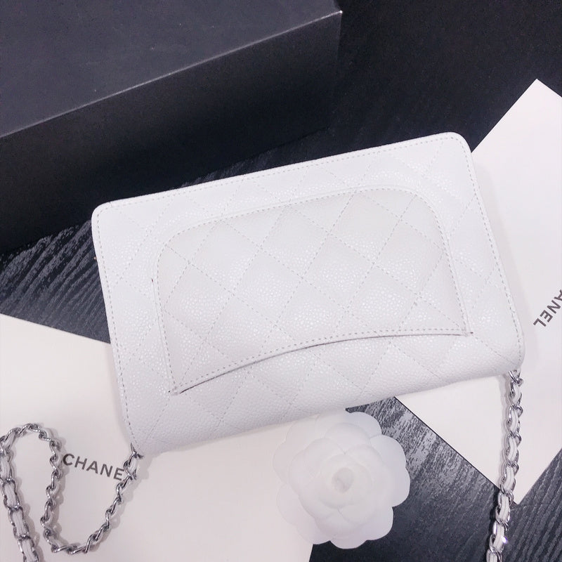 XCP015 Bag leather 19-13-4CM Bag Silver
