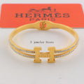 HB42  316L steel and crystal with 18K gold plated  Jewelry