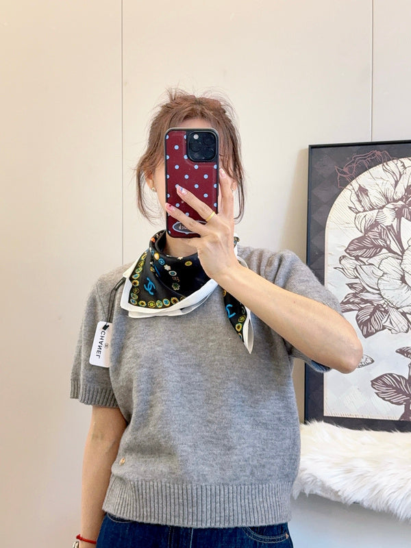 XCC35 Silk satin 70-70CM scarf