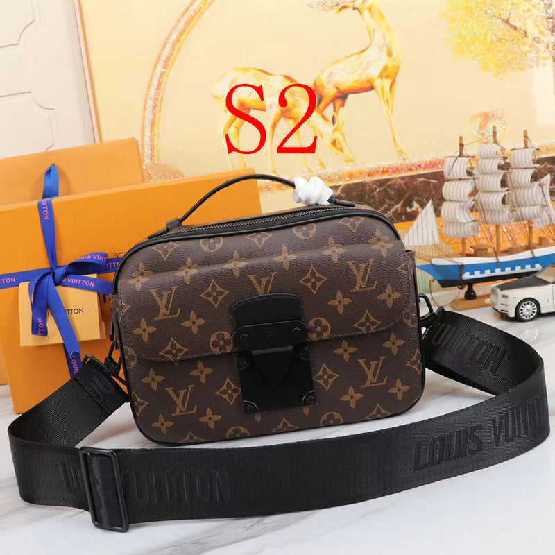 GLP066  High quality leather bag men bag  22 x 18 x 8CM for women and men
